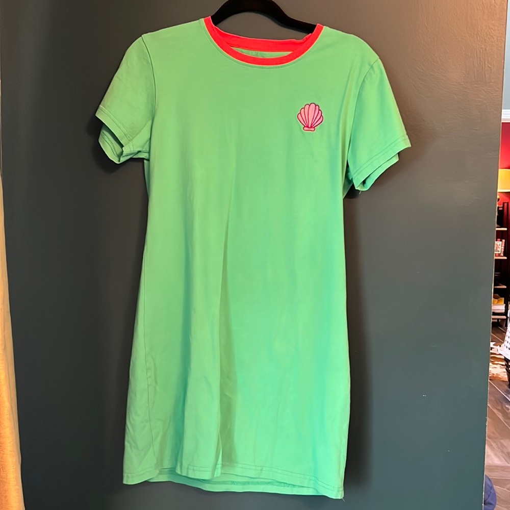 The Lost Bros Little Mermaid tshirt dress size Large EUC